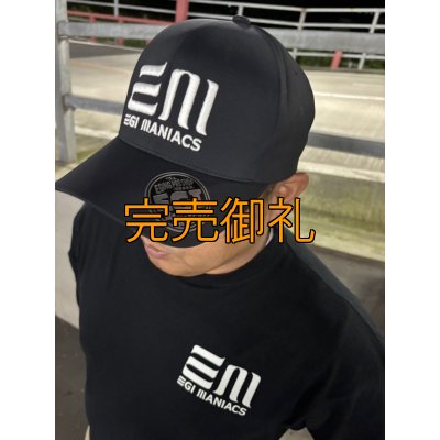 画像1: ★送料無料★EGI MANIACS 3D刺繍シームレス 撥水キャップ【拘りのバックベルト付き】